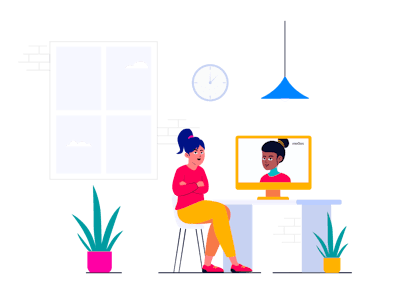 طلاب في لقاء تعليمي